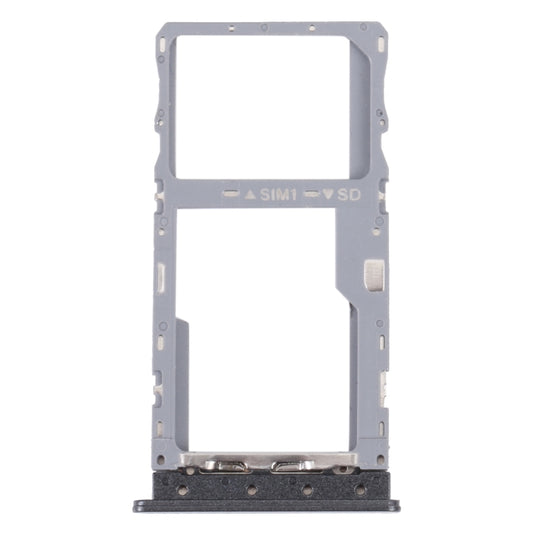 For TCL 20 XE Original SIM Card Tray + Micro SD Card Tray(Black) - For TCL by buy2fix | Online Shopping UK | buy2fix