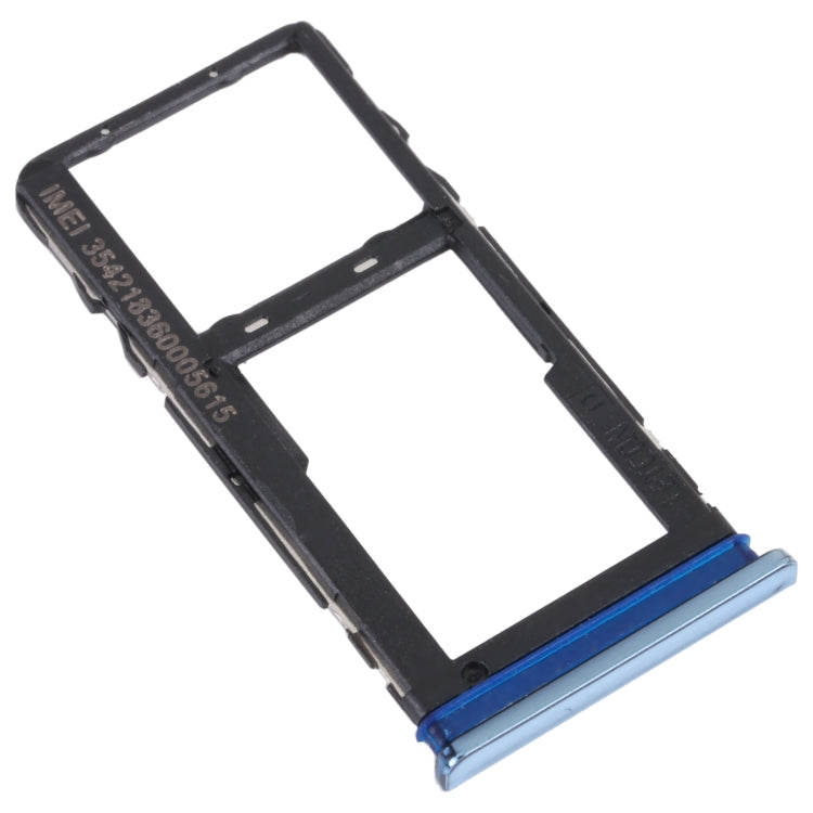 For TCL 30 / 30+ / 30 5G Original SIM Card Tray + Micro SD Card Tray(Blue) - For TCL by buy2fix | Online Shopping UK | buy2fix