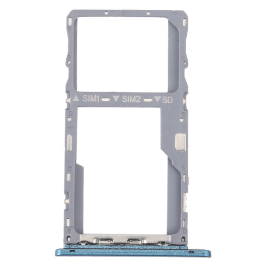 For Alcatel 1V 2020 Original SIM Card Tray + SIM / Micro SD Card Tray (Green)