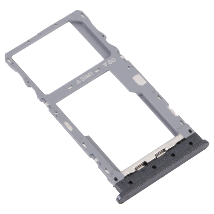 For T-Mobile REVVL 4 4G Original SIM Card Tray + Micro SD Card Tray(Black) - For T-Mobile by buy2fix | Online Shopping UK | buy2fix