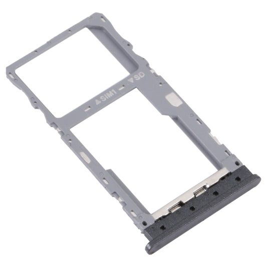 For T-Mobile REVVL 4 4G Original SIM Card Tray + Micro SD Card Tray(Black) - For T-Mobile by buy2fix | Online Shopping UK | buy2fix