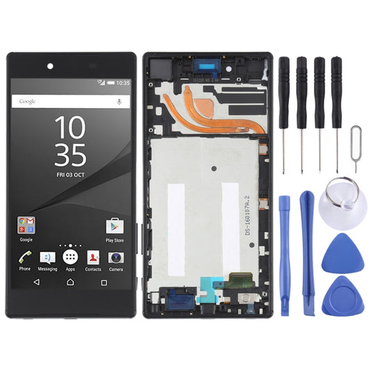 Original LCD Screen For Sony Xperia Z5 Premium E6853 Digitizer Full Assembly with Frame(Black) - LCD Screen by buy2fix | Online Shopping UK | buy2fix