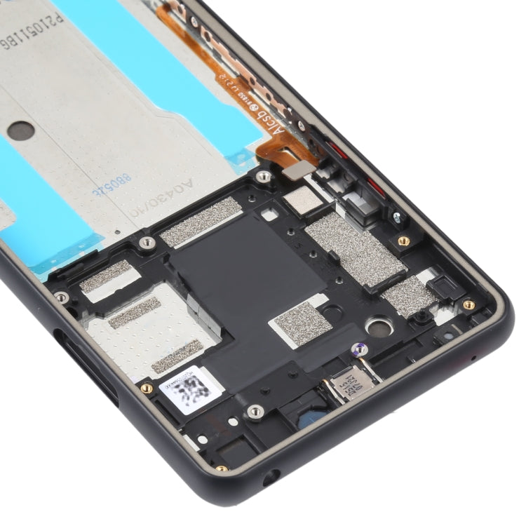 Original LCD Screen For Sony Xperia 10 III SO-52B Digitizer Full Assembly with Frame (Black) - LCD Screen by buy2fix | Online Shopping UK | buy2fix