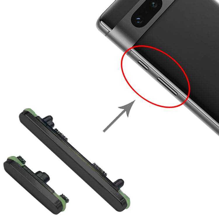 For Google Pixel 7 Power Button + Volume Control Button (Black) - Others by buy2fix | Online Shopping UK | buy2fix