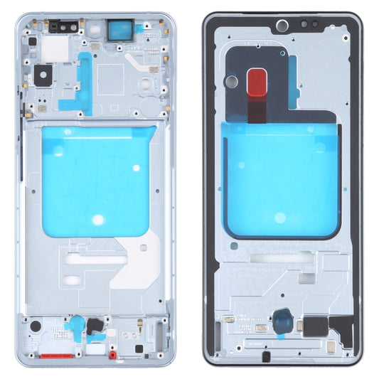 For vivo iQOO 7 Original Front Housing LCD Frame Bezel Plate (Blue) - Frame Bezel Plate by buy2fix | Online Shopping UK | buy2fix