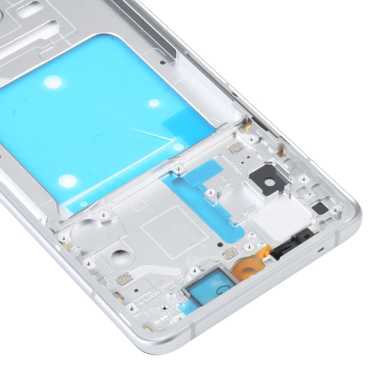 For vivo iQOO 7 Original Front Housing LCD Frame Bezel Plate (Silver) - Frame Bezel Plate by buy2fix | Online Shopping UK | buy2fix