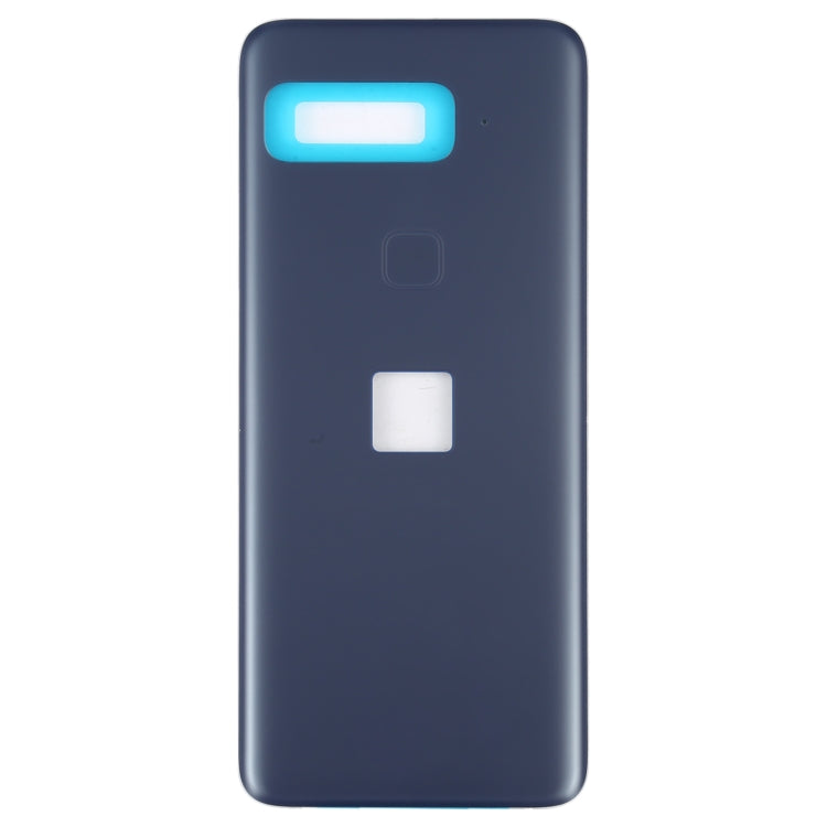Glass Battery Back Cover for Asus Smartphone for Snapdragon Insiders, Fingerprint Hole(Dark Blue) - Back Cover by buy2fix | Online Shopping UK | buy2fix