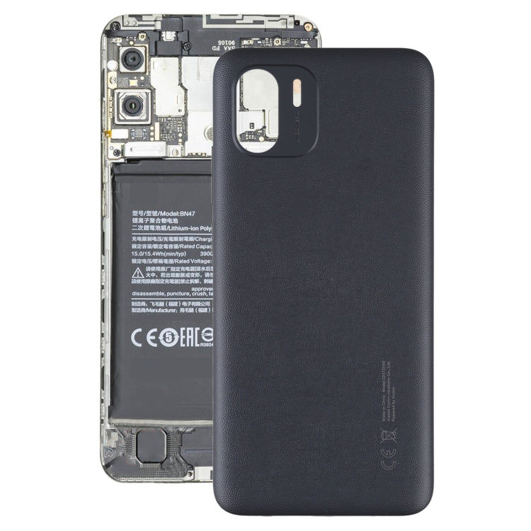 For Xiaomi Redmi A1 / Redmi A1+ Original Battery Back Cover(Black) - Back Cover by buy2fix | Online Shopping UK | buy2fix