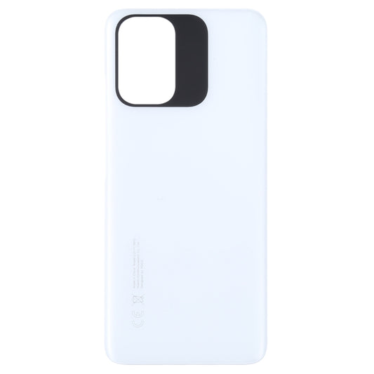For Xiaomi Poco M5s Original Battery Back Cover(White) - Back Cover by buy2fix | Online Shopping UK | buy2fix