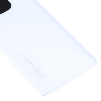 For Xiaomi Poco M5s Original Battery Back Cover(White) - Back Cover by buy2fix | Online Shopping UK | buy2fix