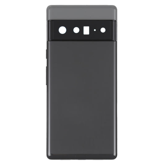 For Google Pixel 6 Pro Battery Back Cover with Middle Frame(Black) - Back Cover by buy2fix | Online Shopping UK | buy2fix