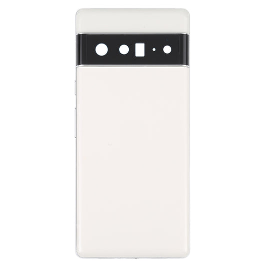 For Google Pixel 6 Pro Battery Back Cover with Middle Frame(White) - Back Cover by buy2fix | Online Shopping UK | buy2fix