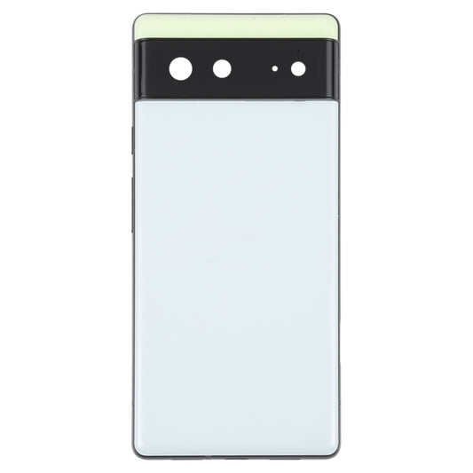 For Google Pixel 6 Battery Back Cover with Middle Frame(White) - Back Cover by buy2fix | Online Shopping UK | buy2fix