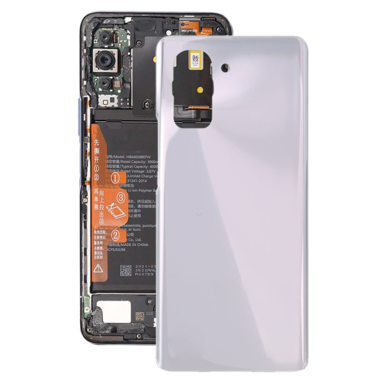 For Huawei Nova 10 OEM Glass Battery Back Cover(White) - Back Cover by buy2fix | Online Shopping UK | buy2fix