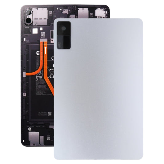 For Xiaomi Redmi Pad Original Battery Back Cover with Camera Lens Cover(Silver) - Back Cover by buy2fix | Online Shopping UK | buy2fix