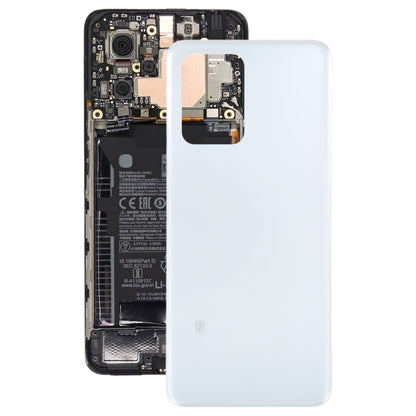 For Xiaomi Redmi Note 11T Pro / Note 11T Pro+ / Poco X4 GT Original Battery Back Cover(White) - Back Cover by buy2fix | Online Shopping UK | buy2fix