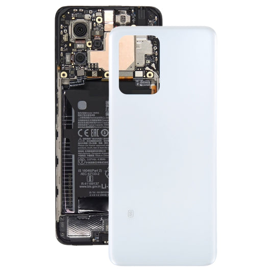 For Xiaomi Redmi Note 11T Pro / Note 11T Pro+ / Poco X4 GT Original Battery Back Cover(White) - Back Cover by buy2fix | Online Shopping UK | buy2fix