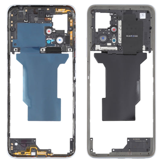 Pour Xiaomi Redmi Note 11T Pro / Note 11T Pro+ / Poco X4 GT Plaque de cadre central (argent)