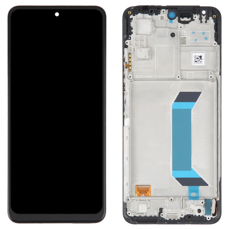 AMOLED Original LCD Screen For Xiaomi Redmi Note 12 China / Note 12 5G / Poco X5  Digitizer Full Assembly with Frame(Black) - LCD Screen by buy2fix | Online Shopping UK | buy2fix