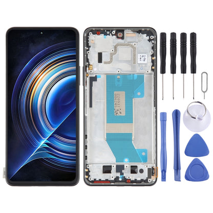 AMOLED Original LCD Screen For Xiaomi Redmi K50 / K50 Pro Digitizer Full Assembly with Frame (Black) - LCD Screen by buy2fix | Online Shopping UK | buy2fix
