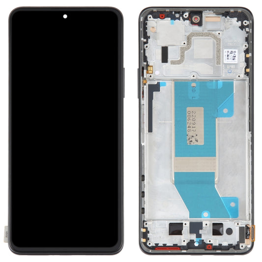 AMOLED Original LCD Screen For Xiaomi Redmi K50 / K50 Pro Digitizer Full Assembly with Frame (Black) by buy2fix