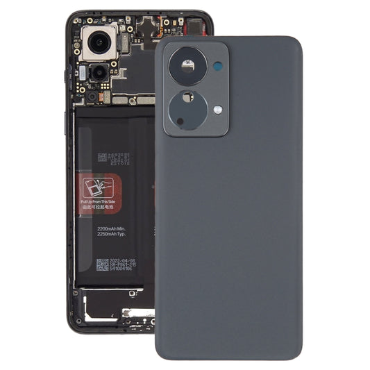 For OnePlus Nord 2T CPH2399 CPH2401 Battery Back Cover(Black) - Back Cover by buy2fix | Online Shopping UK | buy2fix