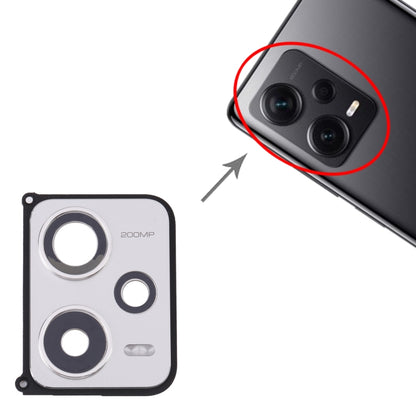 Back Camera Lens Frame for Xiaomi Redmi Note 12 Pro+ (Silver) - Camera by buy2fix | Online Shopping UK | buy2fix