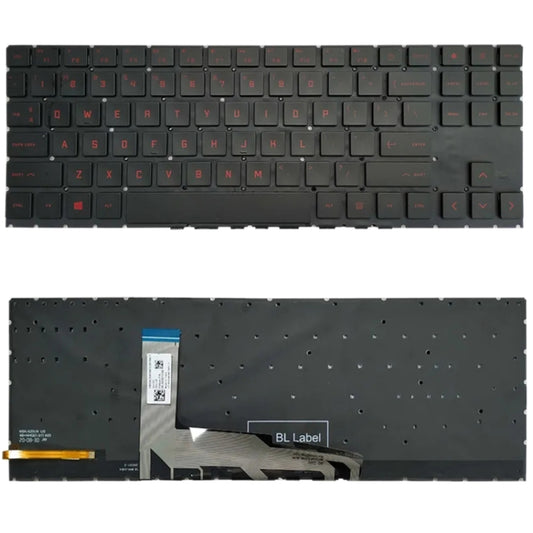 For HP Omen 15-EK 15-EK0019NR 15-EN 15-EN0013DX TPN-Q236 Laptop Keyboard (Red) by buy2fix