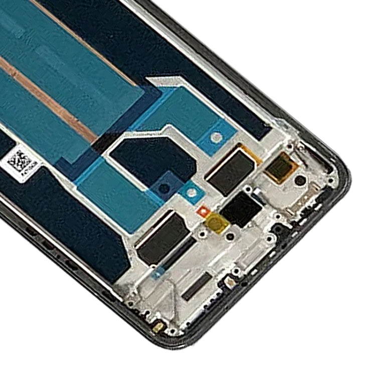 AMOLED LCD Screen for OnePlus Nord 2T CPH2399 CPH2401 Digitizer Full Assembly with Frame (Black) - LCD Screen by buy2fix | Online Shopping UK | buy2fix