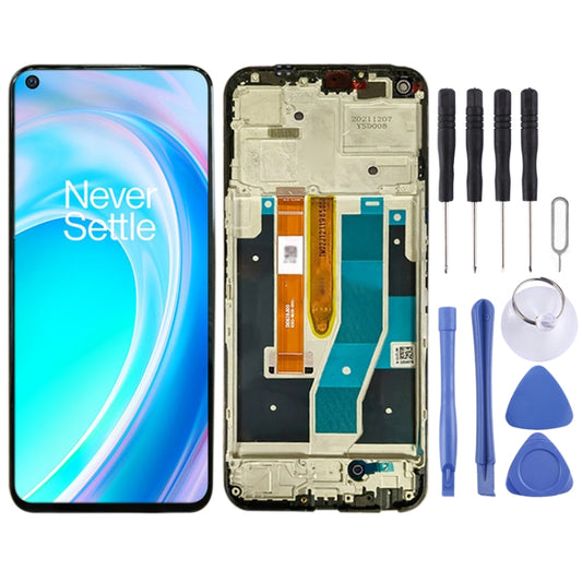 IPS LCD Screen for OnePlus Nord CE 2 Lite 5G CPH2381 CPH2409 Digitizer Full Assembly with Frame (Black) - LCD Screen by buy2fix | Online Shopping UK | buy2fix
