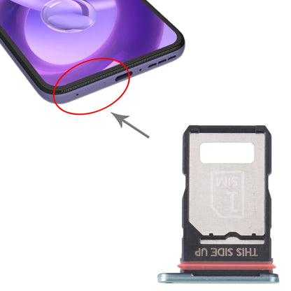For Motorola Edge 30 Neo Original SIM Card Tray + SIM Card Tray (Green) - Card Socket by buy2fix | Online Shopping UK | buy2fix