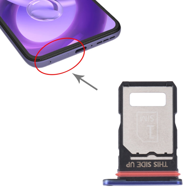 For Motorola Edge 30 Neo Original SIM Card Tray + SIM Card Tray (Purple) - Card Socket by buy2fix | Online Shopping UK | buy2fix
