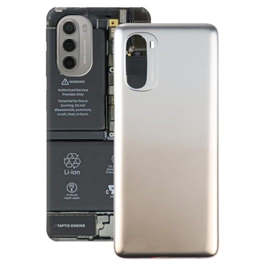 For Motorola Moto G51 5G Original Battery Back Cover(Gold) - Back Cover by buy2fix | Online Shopping UK | buy2fix