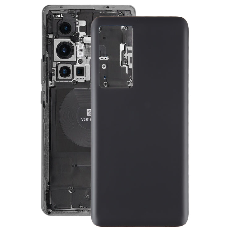 For vivo X70 OEM Glass Battery Back Cover(Black) - Back Cover by buy2fix | Online Shopping UK | buy2fix