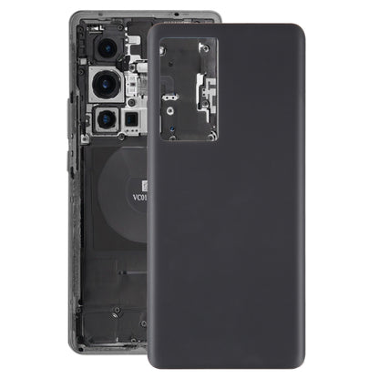For vivo X70 Pro OEM Glass Battery Back Cover(Black) - Back Cover by buy2fix | Online Shopping UK | buy2fix