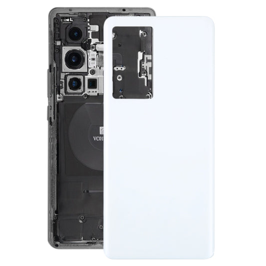 For vivo X70 Pro OEM Glass Battery Back Cover(White) - Back Cover by buy2fix | Online Shopping UK | buy2fix