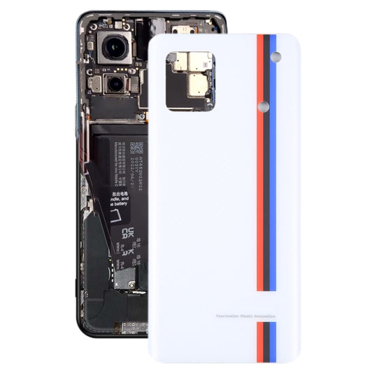 For vivo iQOO 9 OEM Glass Battery Back Cover(White) - Back Cover by buy2fix | Online Shopping UK | buy2fix