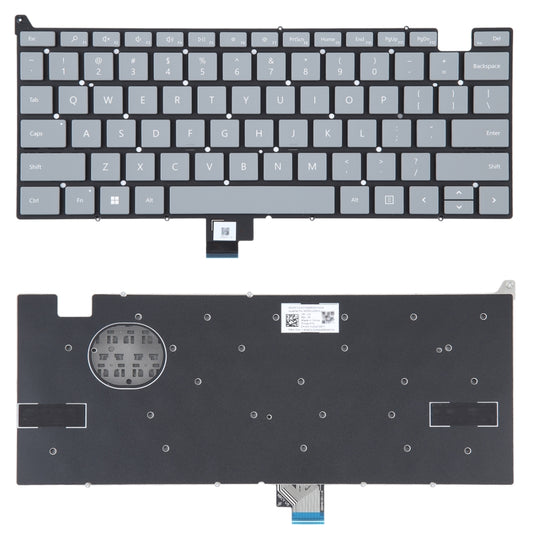 US Version Keyboard without Power Button for Microsoft Surface Laptop Go 1934(Grey) - Replacement Keyboards by buy2fix | Online Shopping UK | buy2fix