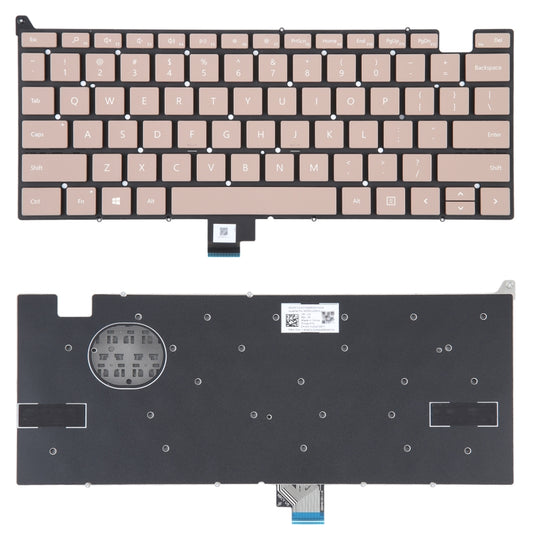 US Version Keyboard without Power Button for Microsoft Surface Laptop Go 1934(Gold) - Replacement Keyboards by buy2fix | Online Shopping UK | buy2fix