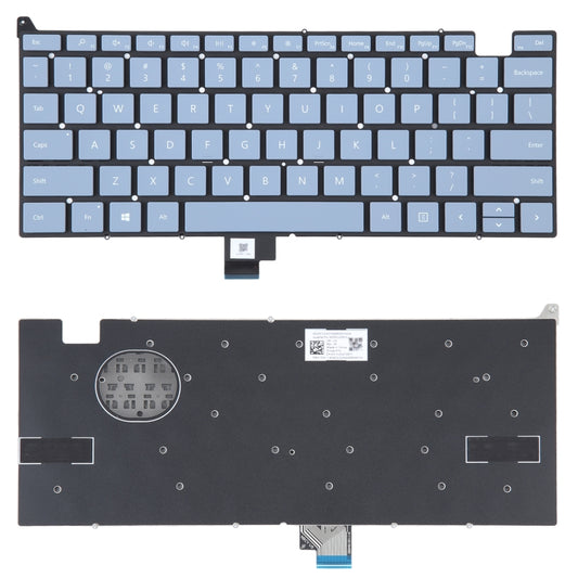 US Version Keyboard without Power Button for Microsoft Surface Laptop Go 1934(Blue) - Replacement Keyboards by buy2fix | Online Shopping UK | buy2fix