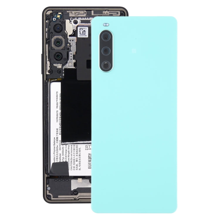 For Sony Xperia 10 IV Original Battery Back Cover(Green) - Back Cover by buy2fix | Online Shopping UK | buy2fix