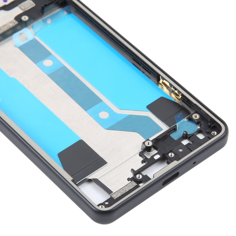 For Sony Xperia 10 IV Original Middle Frame Bezel Plate (Black) - Frame Bezel Plate by buy2fix | Online Shopping UK | buy2fix