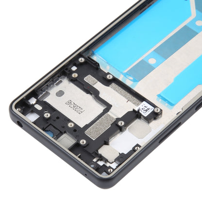 For Sony Xperia 10 IV Original Middle Frame Bezel Plate (Black) - Frame Bezel Plate by buy2fix | Online Shopping UK | buy2fix