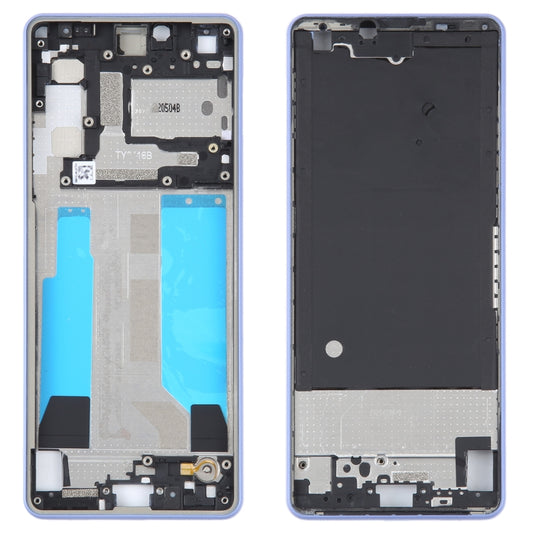 For Sony Xperia 10 IV Original Middle Frame Bezel Plate (Purple) - Frame Bezel Plate by buy2fix | Online Shopping UK | buy2fix
