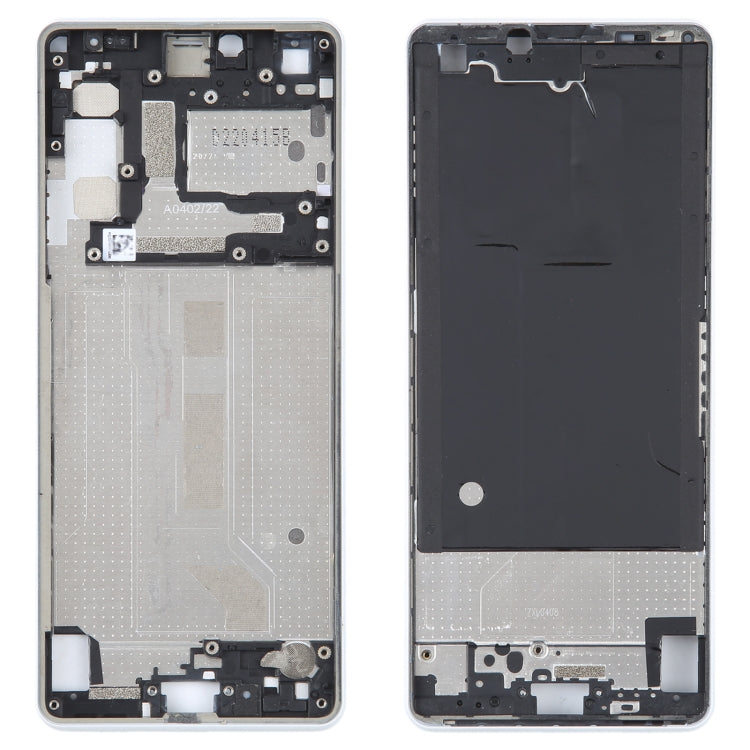 For Sony Xperia 10 IV Original Middle Frame Bezel Plate (White) - Frame Bezel Plate by buy2fix | Online Shopping UK | buy2fix