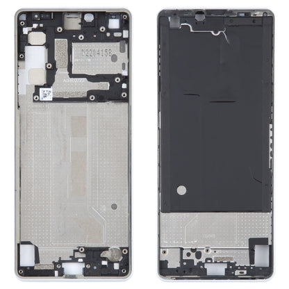For Sony Xperia 10 IV Original Middle Frame Bezel Plate (White) - Frame Bezel Plate by buy2fix | Online Shopping UK | buy2fix