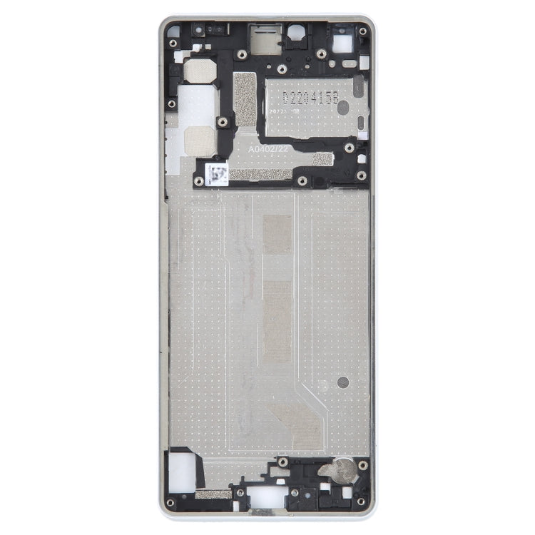 For Sony Xperia 10 IV Original Middle Frame Bezel Plate (White) - Frame Bezel Plate by buy2fix | Online Shopping UK | buy2fix