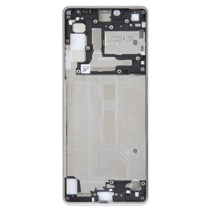 For Sony Xperia 10 IV Original Middle Frame Bezel Plate (White) - Frame Bezel Plate by buy2fix | Online Shopping UK | buy2fix