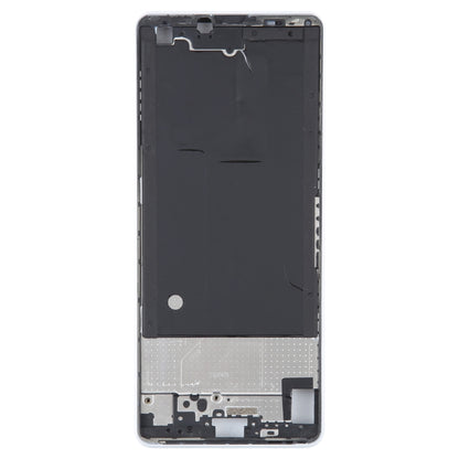 For Sony Xperia 10 IV Original Middle Frame Bezel Plate (White) - Frame Bezel Plate by buy2fix | Online Shopping UK | buy2fix