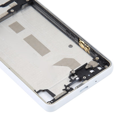 For Sony Xperia 10 IV Original Middle Frame Bezel Plate (White) - Frame Bezel Plate by buy2fix | Online Shopping UK | buy2fix